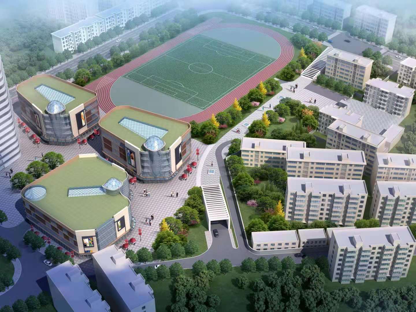 東風廣場配套廣場巷道路工程