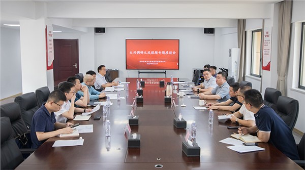 集團組織召開大興調(diào)研之風(fēng)課題專題座談會